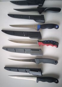 Kitchen filleting knifes