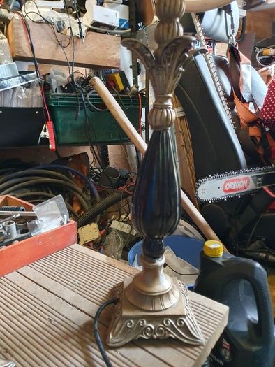 antique lamps pair