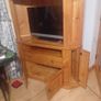 tv unit. Solid Mexican pine. Storage unit. Glass cabinet Image 6