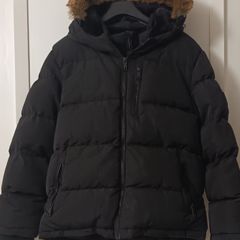 Black Puffer Jacket age 13
