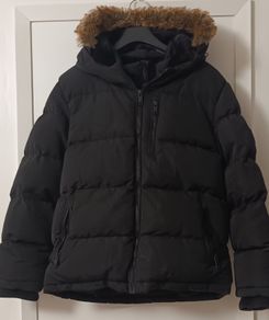 Black Puffer Jacket age 13