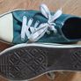Green Canvas Trainers   Size 9 Image 2