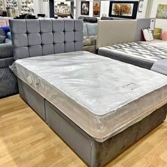 Double Bed and mattress having headboard