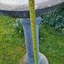 garden bird bath, granite look, heavy Image 5
