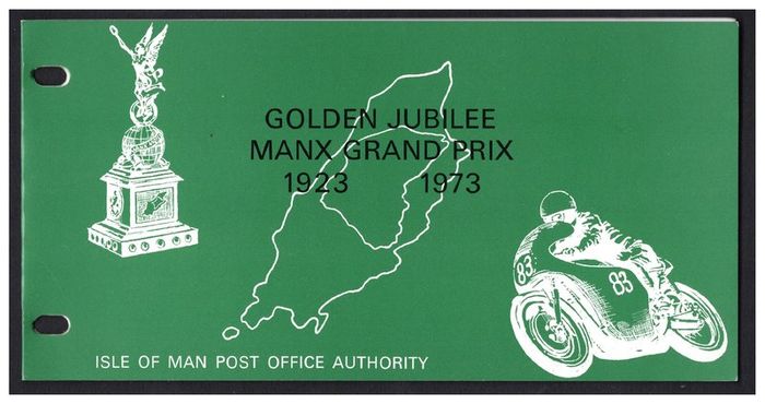 1973 Isle of Man Golden Jubilee Manx Grand Prix 1923-1973 Commemorative Stamp Presentation Pack