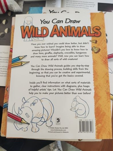 You can draw wild animals