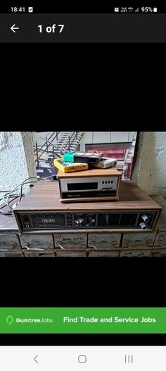 Vintage 8Track Stereo System