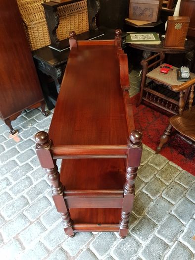 Antique mahogany dumbwaiter
