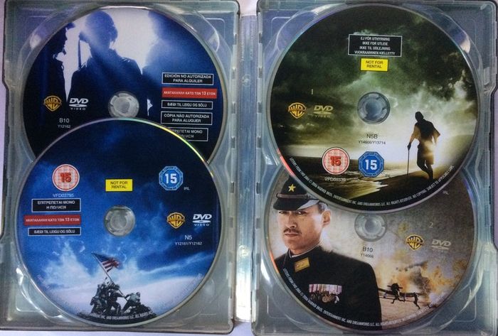 Flags Of Our Father & Letters From Iwo Jima (Both Directed by Clint Eastwood) [Movie Steelbook DVD]