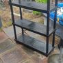 Sturdy Weatherproof Hard Plastic Shelves Image 5