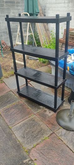 Sturdy Weatherproof Hard Plastic Shelves
