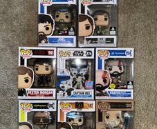 Funko Pop! Bundle x8 | PlayStation, Dexter, The Walking Dead, LOTR, Star Wars & More