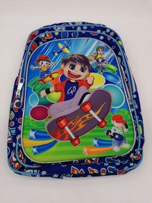 Childrens Bag 3D Skateboard Boy