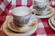 Arklow,old unusual mark,15 pieces,Tally Ho pattern