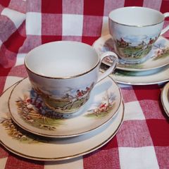 Arklow,old unusual mark,15 pieces,Tally Ho pattern