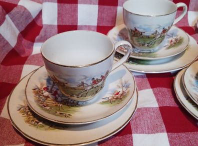 Arklow,old unusual mark,15 pieces,Tally Ho pattern