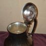 Silver Plated Floral Footed Teapot Image 3