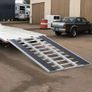 Tri-Fold Loading Ramp, 2160 x 1375 mm, Non-Slip Aluminum Trailer Ramp with Compact Design, Easy Storage, 680.4 kg Load Capacity Image 3
