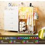 Chest of Drawers Bedroom with Hanging Rail, Built-in LED Lighting and Power Socket Image 7