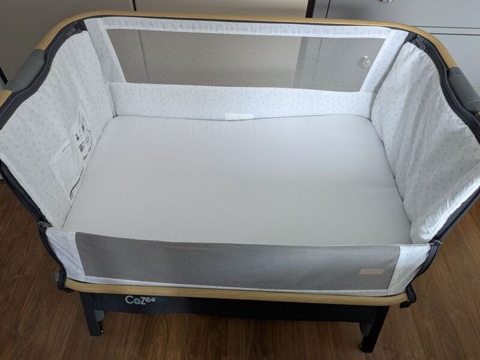 Brand New Mattress Tutti Bambino Cozee Bedside Crib
