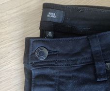 River Island Jet Black Slim Fit 34x32