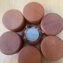 Beech Keepsake Box with Irish Half-Crown Image 2