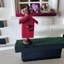Stunning approx 140cm high 4 story extra large Georgian dolls house with contents, servants quarters and separate garage Image 3