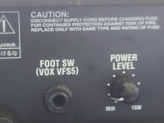 VOX Valvetronix VT15 AMP, working great and in excellent condition