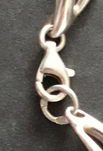 925 Matching Silver Bracelet and Pendant Set