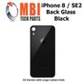 iPhone 8 SE2 Replacement Back Glass Door Cover with Adhesive Black Image 3