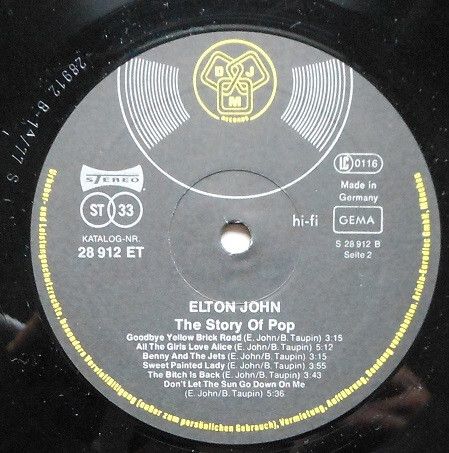Elton John  The Story Of Pop