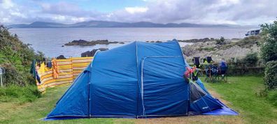 5 man Tent Vango 550xl beta blue poled