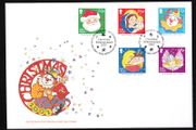 2002 Isle of Man Christmas: Entertainment Commemorative Stamp First Day Cover (FDC)