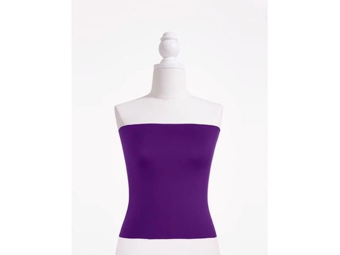 Purple knee length multistyle dress (one size)