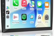 2 DIN Car Radio with Apple CarPlay &amp; Android Car 10.1 Inch HD Screen,