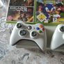 Xbox 360 60g With 2 Controls 4 Game's Gears Of War 1,2 And 3 Plus Sega Superstars All Cables With It Image 7