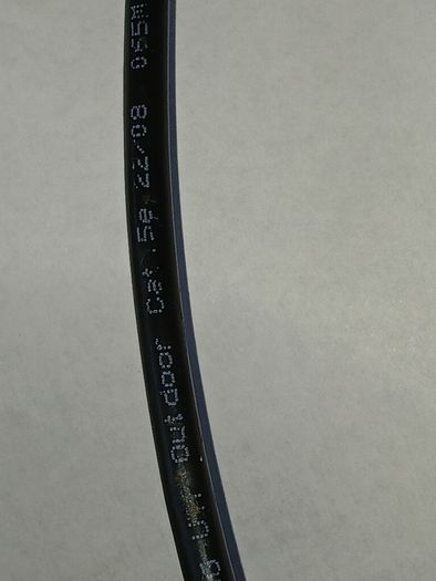 External Cat 5e cable and 25mm conduit