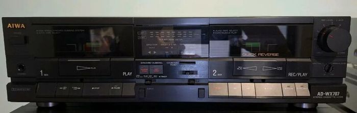 Aiwa AD-WX707 Stereo Double Drive Deck