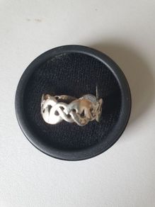 Sterling silver celtic ring