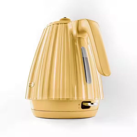 Yellow Gold Kettle and Toaster Set