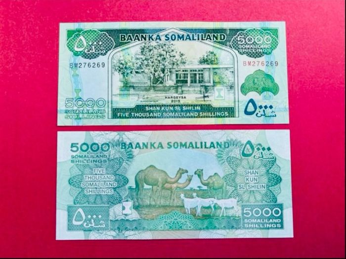 Somaliland  5,000 Shillings. 2015   Pick 21b UNC