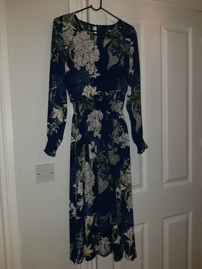 Navy blue maxi dress