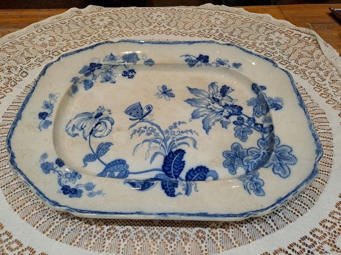 1870s Extra Large Victorian serving platter