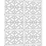 Hanging Room Divider,10 Pieces Wood-Plastic 5mm Thick Screen Panel for Living Room and Beding Room MULTIPLE DESIGNS AVAILABLE, SEE PHOTOS (FREE POSTAGE) Image 6