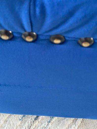 Blue Velvet coffee table 80x80