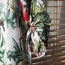Tropical Print Floral Dress Image 3