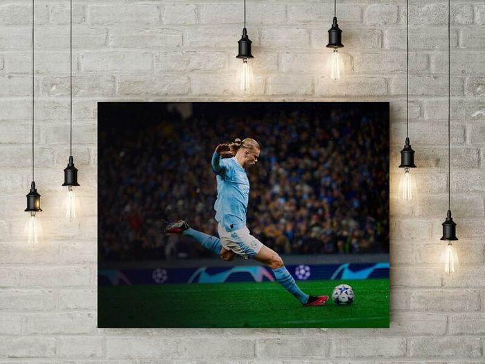 Erling Haaland footballer printed picture on pvc foamex borad