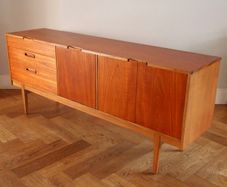 Mid Century Nathan Corsica Teak Sideboard, 1960s Vintage Retro