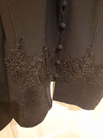 Black Libra Jacket with lovely beading