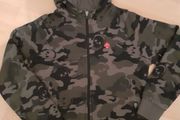 Next Full Zip Camo Hoody Age 9 yrs